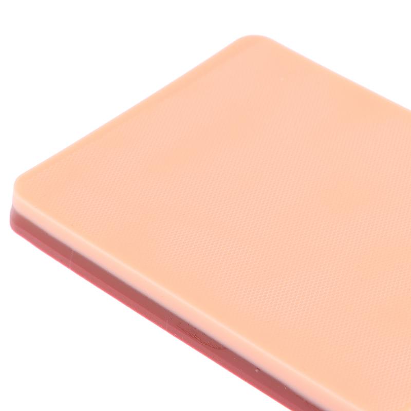 Silicone Simulation Skin Suture Training Model Surgical Suture Knotting Teaching Pad Gadgets Self Designed Wounds Reusable