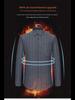 Men's Luxe Double-Sided Velvet Thickened Striped Plaid Long Sleeve Shirt for Autumn and Winter