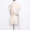 Irregular Design One-shoulder Strap Belt PU Leather Dress Cummerbunds Body Suspender  Autumn