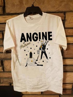 ¡Extraño! Nueva Colección de Camisetas White Angine de Poitrine Tallas S a 4XL