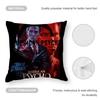 American Psycho Cushion Cover Anti-dustmite Pillowcase Invisible Zipper Silky Short Plush Sofa Cushion Cover