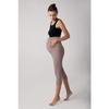Adjustable High Waist Flexible Gathering Below Knee Capri Maternity Tights T08