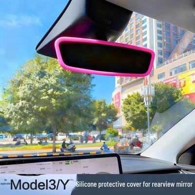 Universal Anti-Collision Silicone Rearview Mirror Cover for Most Car Models