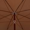 Sun Umbrella with Steel Pole 300 cm Taupe