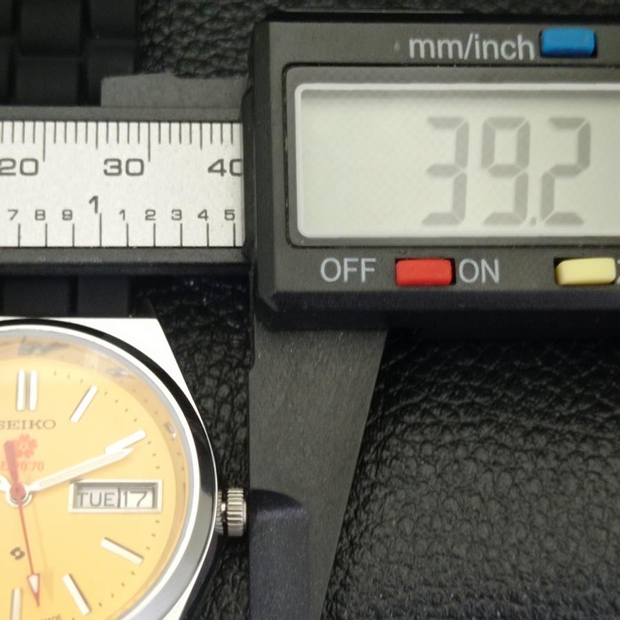 REFURBISHED JAPAN 6309A SEIKO EXPO 70 AUTOMATIC MENS CREAM DIAL WATCH A427223-2 QRL-a427223