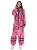 Pink Silver Astronaut Jumpsuit - Unisex Halloween Costume for Stage Performance