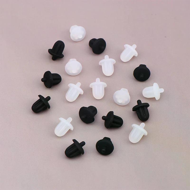 5/10Pcs Silicone Rubber Anti Dust Plugs Interface Dustproof Cover For 6.35mm Audio Jack PC DVD Microphone Socket Accessories