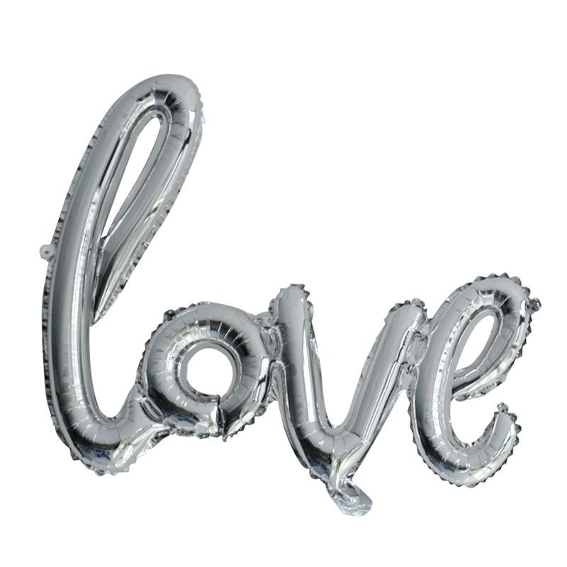 

Буква «любовь» Свадебные украшения Шары из розового золота День святого Валентина Предложение Принадлежности Невеста Будущая Годовщина 102x65cm