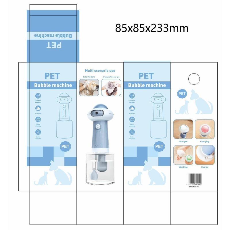 1PACK Pet Body Wash Bubble Machine Bubble Machine Dog Cat Bath Body Wash Foamer 2nd Generation