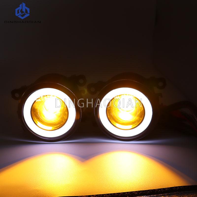 

2 шт. Автомобильная противотуманная фара LED Angel Eye DRL Дневной ходовой огонь H11 12V Высокая яркость Для Suzuki Grand Vitara 2/II JT 2005-2015