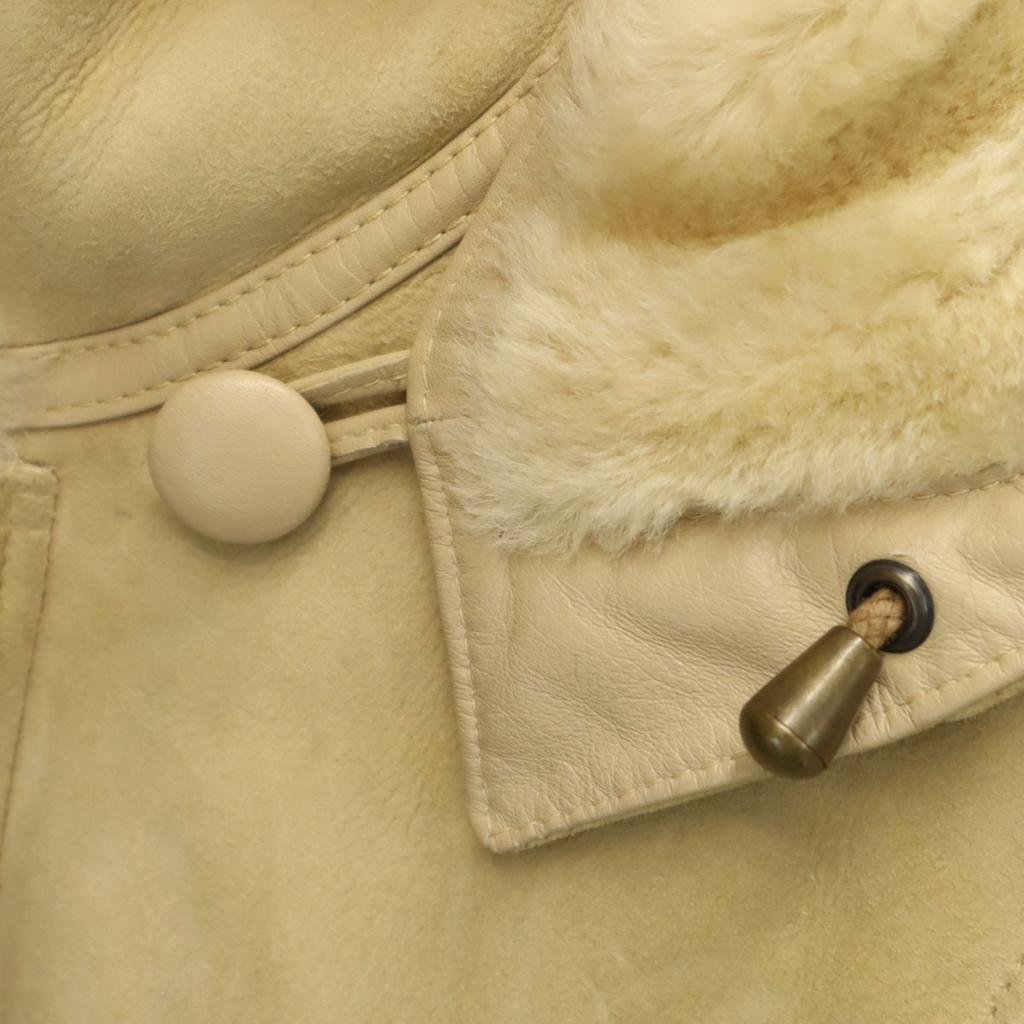 DOWN UNDER INTERNATIONAL 80s 90s Old Mouton coat XL beige Men's Used