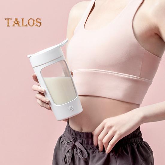 650ml Shaker Cup with Scale Large Capacity Fashion Eco-friendly Portable Electric Mixer Mixing Water Cup for Outing