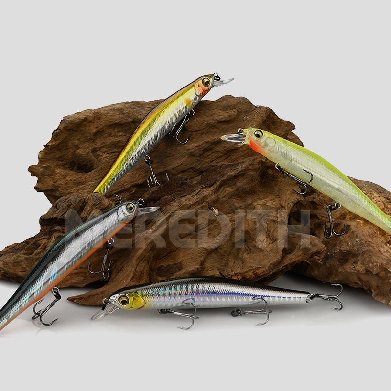 MEREDITH ORBIT-110SP Magnetic Minnow 110mm 16.5g Suspending Treble Hooks Pike Bass ORBIT-110SP