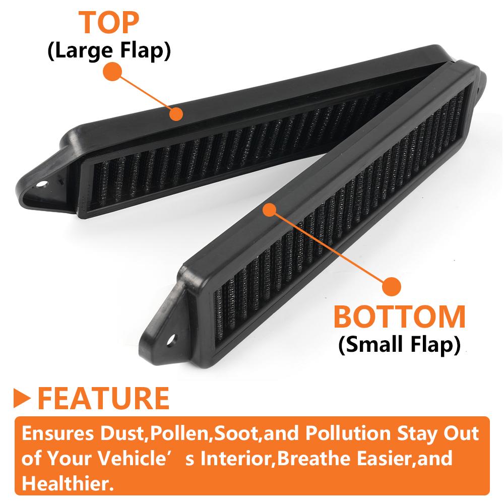 New 2Pcs Cabin Air Cowl Filter for BMW E Chassis Only E82 E88 E90 E91 E92 E93 X1 M3 128i 135i 328i 335i Air Filter OFI086