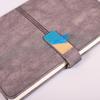 A5 Imitation Leather Creative Buckle Meeting Notepad Business Office Notebook 100 Sheets Simple Style Diary Printed
