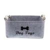 Toy Dog Basket Pet Storage Box Bin Organizer Toys Cat Accessory Container Bins Felt Baskets Containers Organizer
