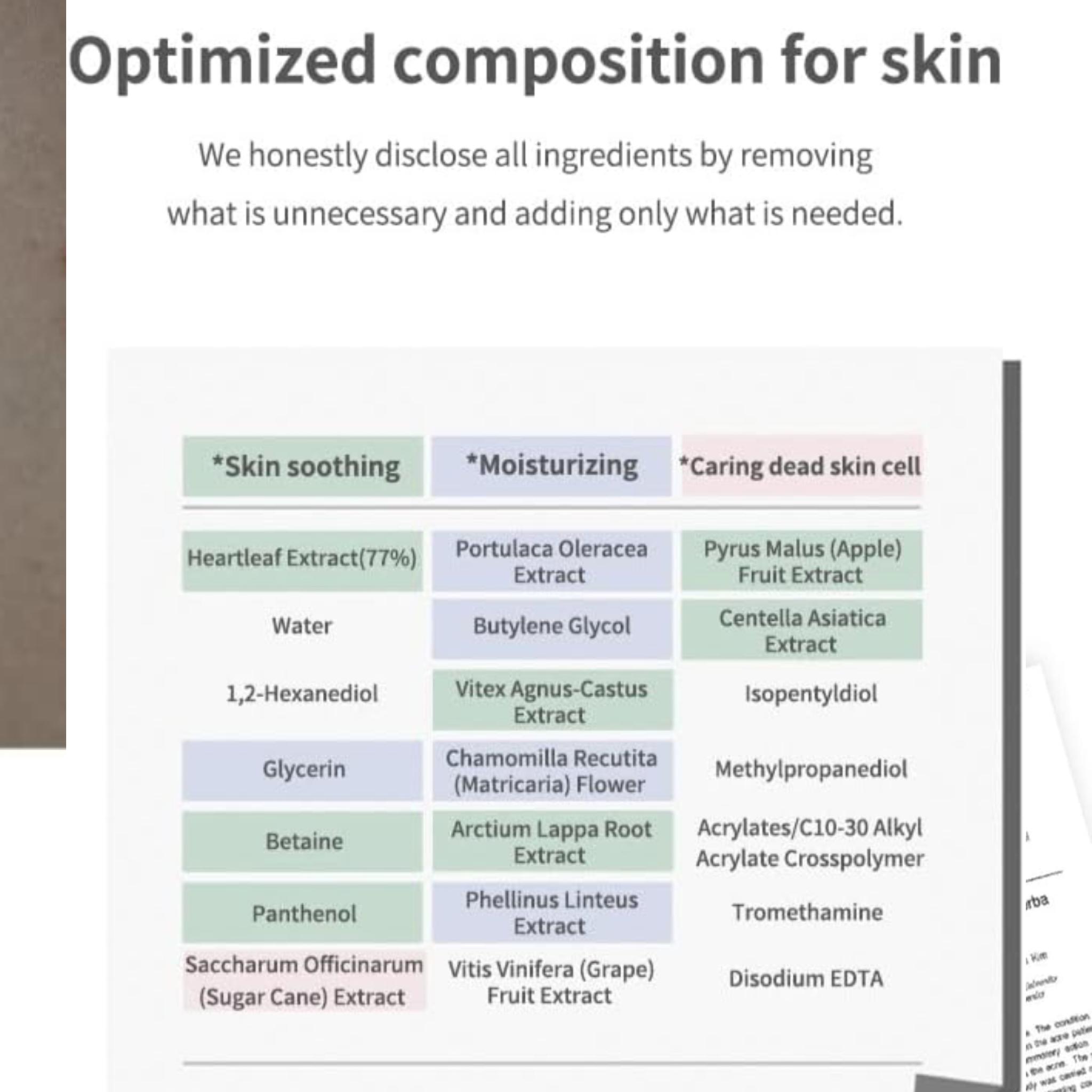 ANUA Heartleaf 77% Успокаивающий тоник 500 мл + крем Acnon для удаления прыщей 13 г 500ml — фото 10