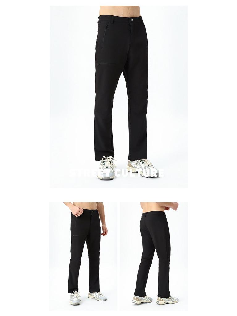 Męskie Wiosenno-Letnie Wiatroodporne Spodnie Softshellowe – Outdoorowe, Szybkoschnące, Antybakteryjne, Funkcjonalne Spodnie do Sportu i Alpinizmu