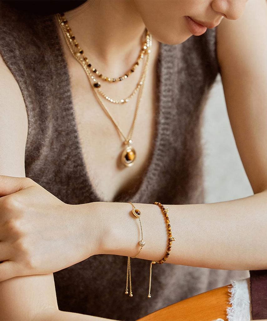 Lola Rose Heliocentric Tigers Eye Bracelet
