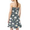 Modisches Damen Freizeit Tube Top mit Aufdruck Ärmelloses Kleid