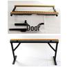 Adjustable Folding Roller Support Stand for Table Saw and Woodworking