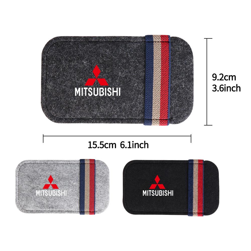 Car Sunglasses Organizer Bag Eyeglass Holder Glasses Storage Clip Accessories For Mitsubishi Lancer Asx Outlander Pajero l200