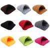 Tykk Fleece Varm Hund Katt Telt Cave Nest Seng Slipper Shape Pet Sovepose