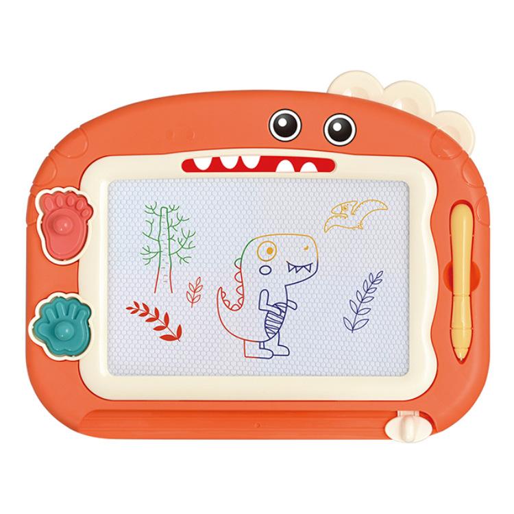 

Little Genius Painter Magnetic Drawing Board Green, BPA-free Toddler Doodle Toy, Dinosaur Educational Kids Art Pad красный
