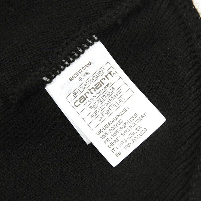 Used Carhartt WIP Carhartt Knit Hat Men's ACRYLIC WATCH HAT Knit Cap Beanie Cap Watch I020222 1