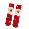 5/10 Pairs Comfortable Casual Autumn Winter Thickened Christmas Socks for Women Home Warm Coral Fleece Socks Cute Cartoon Straight Leg Floor Socks
