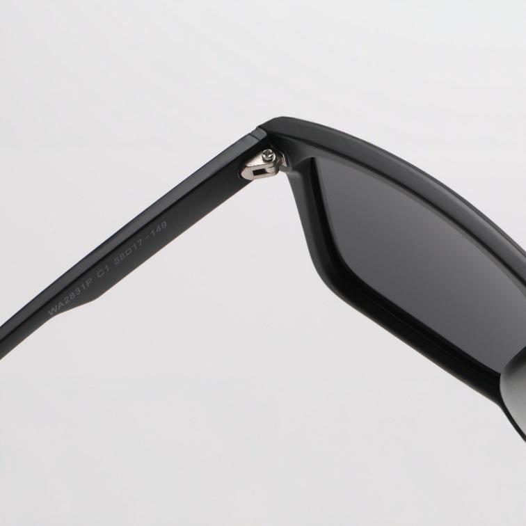 2025 Men's Polarized Sunglasses: Large Square Frame for Driving, Cycling, and Outdoor Sports Fashion.
