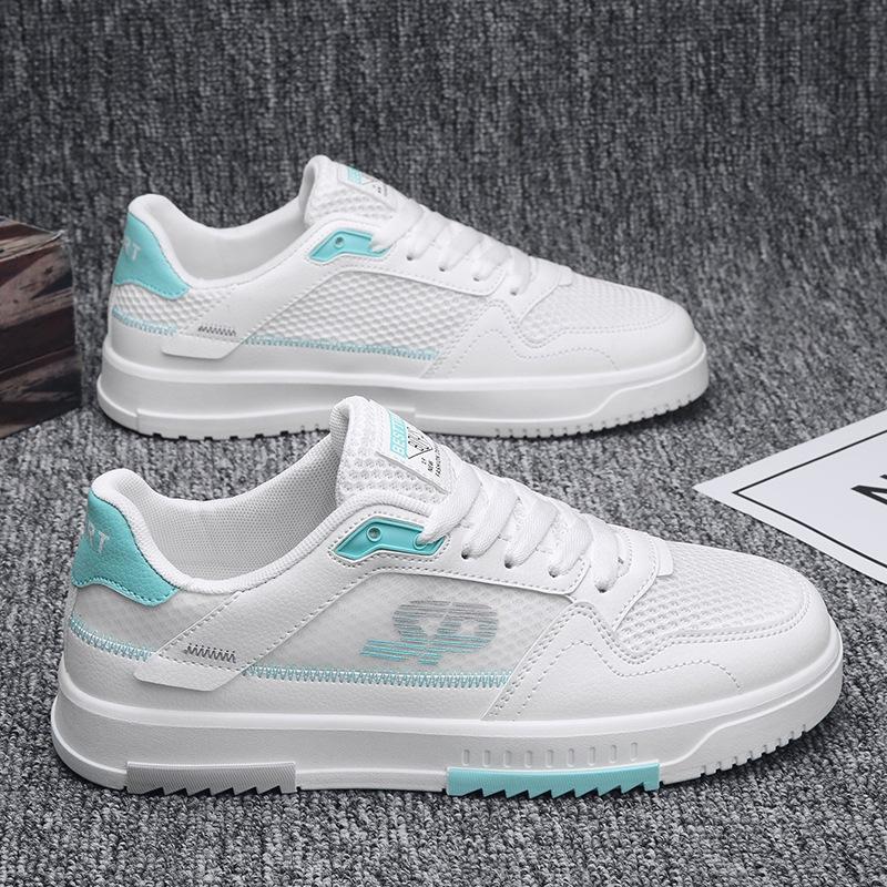 Модная парусиновая обувь мужская 2024 весна новая мужская сетчатая парусиновая обувь — фото 4