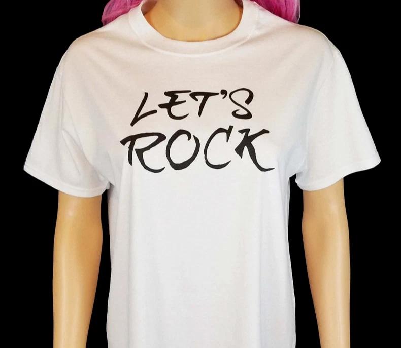 Lets rock T shirt/David Lynch, Music band rock punk roll Unisex Shirt