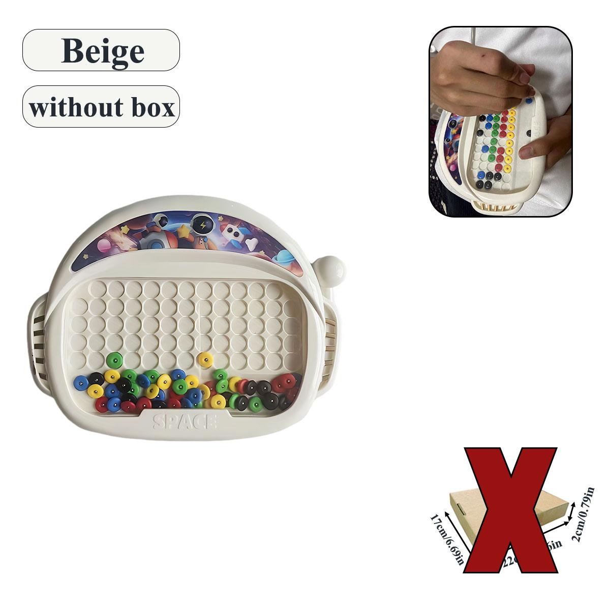 

1 шт. Детская магнитная доска для рисования с ручкой и бусинами, игрушка для рисования для детей 3-8 лет, развивающий подарок для мальчиков и девочек по системе Монтессори