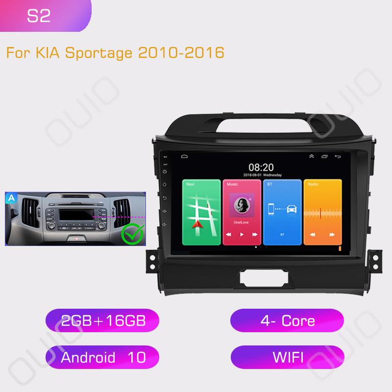 

2din Автомагнитола Мультимедийный плеер Carplay Auto GPS Навигация DSP WIFI БЕЗ DVD Для KIA Sportage 2010 2011 2012 2013 2014 2015 2016