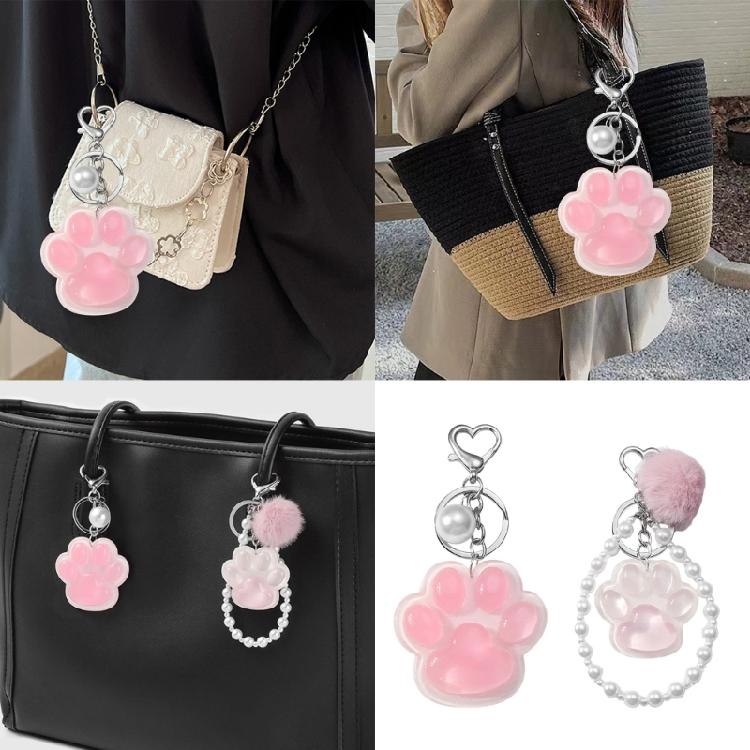 Modny Breloczek do Torebki z Węzełkiem i Sercem Stylowy Breloczek do Kluczy Zawieszka Ozdoba Breloczek dla Pań i Modnych Kobiet