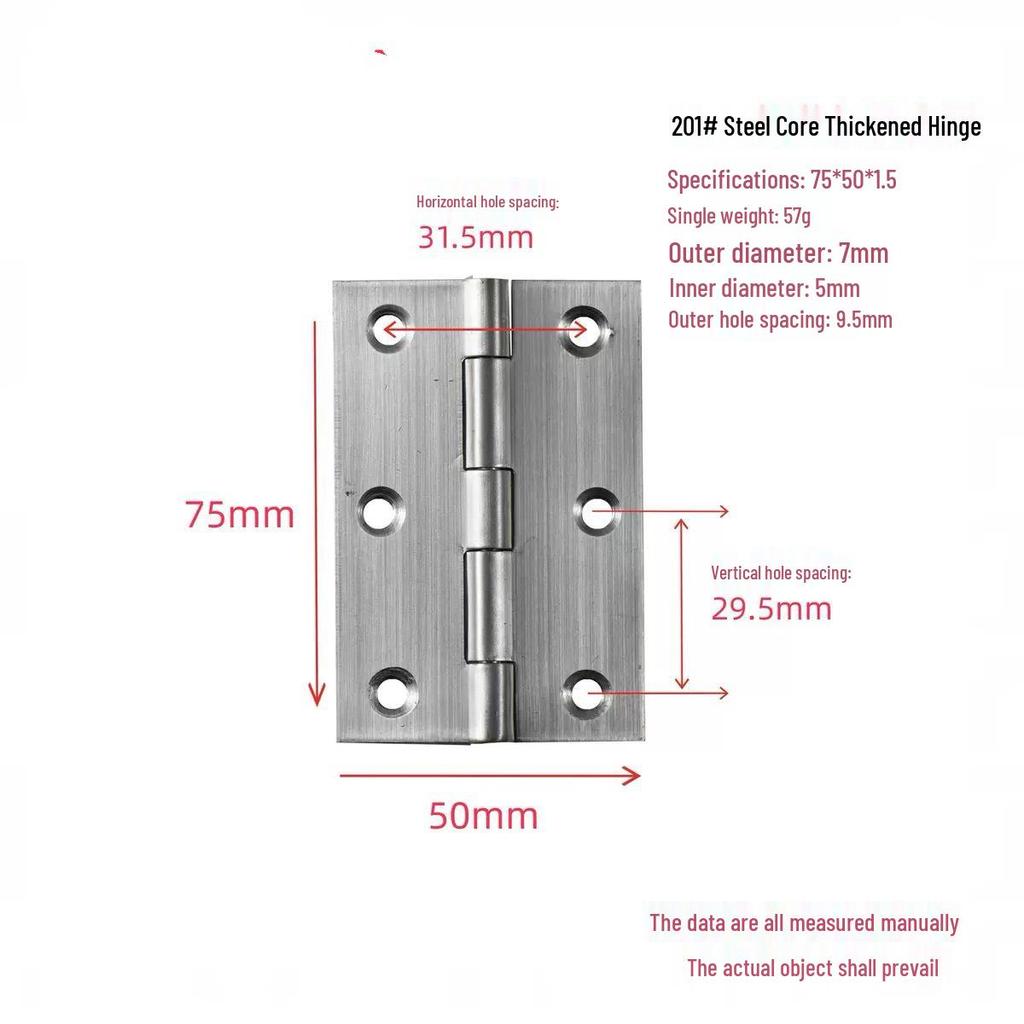 Stainless Steel Swing Hinges (1"-4") - Set of 20 Minimum Order