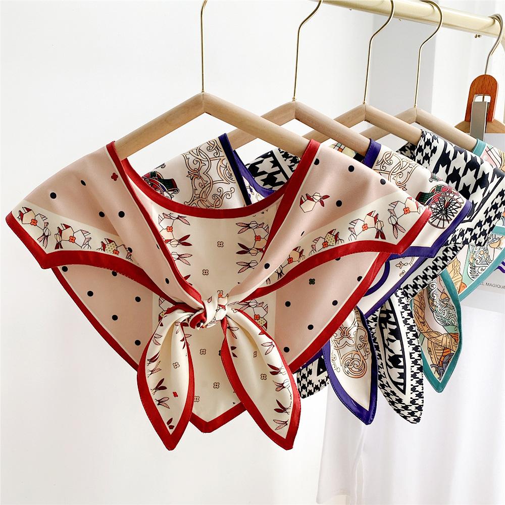 Sunscreen Women Shawl Scarf Decoration Fake Detachable Collar Protect Neck Shoulder Girl Dress Accessories