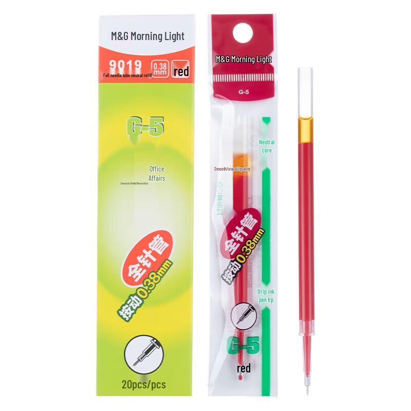 M&G G-5 Retractable Gel Pen Refill 0.38mm