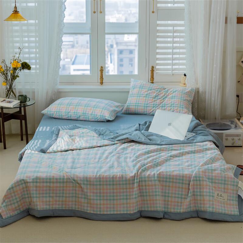 Washed Cotton Polyester Summer Quilt