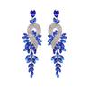 A Pair Of Exaggerated Retro Earrings, Multi-Color Optional Phoenix Pattern, New Earrings.