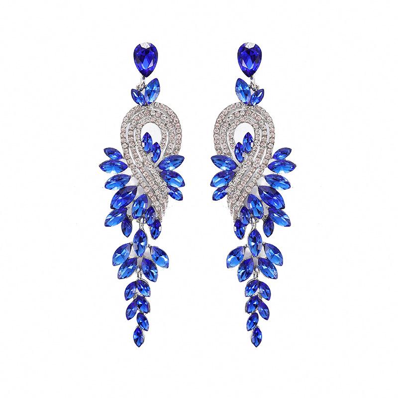 A Pair Of Exaggerated Retro Earrings, Multi-Color Optional Phoenix Pattern, New Earrings.