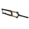 27.5 Inch Mountain Bike Suspension Fork 175mm Stroke Bicycle Front Fork Tapered Steerer Manual Lockout Gold