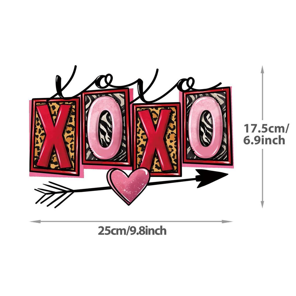 Valentine's Day Gifts: Heat Transfer HTV DTF Customized Couple T-shirts, Heat Press DIY Stickers, Clothing Heat Transfer Stickers