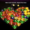 100pcs Heart-shaped candles for weddings, proposals, table decorations, birthday gifts, romantic atmosphere creation, holiday decorations, home