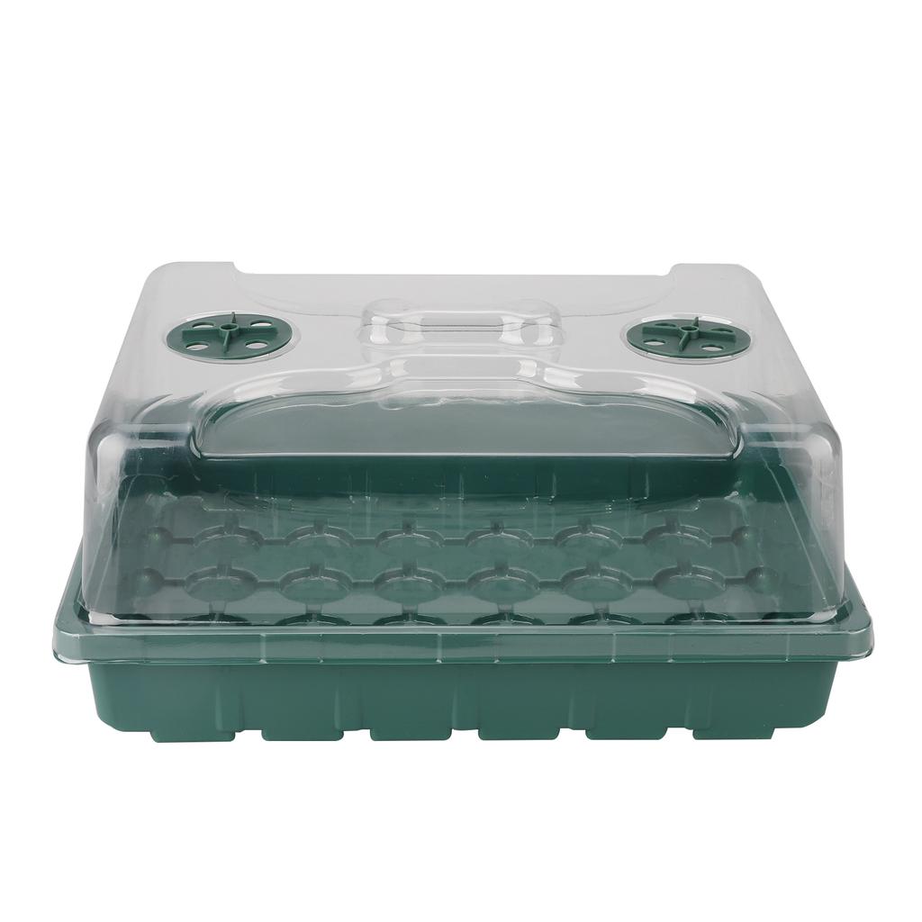 4pcs 12 Holes Plant Starter Trays Mini Propagator Greenhouse Grow Kit for Plants Propagation