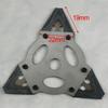 Brush Cutter Blade 3 Teeth Carbon Steel Lawn Mower Accessories Garden Trimmer Triangular Blades Serrated Triangular Blade