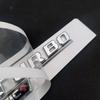1Pc ABS TURBO 4MATIC Car Trunk Letters Emblem Badge Logo Stickers Accessories For A 35 45 AMG W177 W176 A35 A45 A45S
