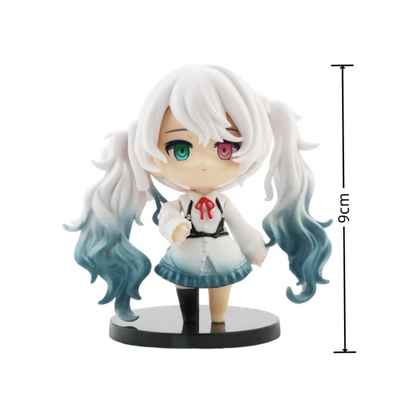 9-10cm 20style Q-version Hatsune Miku Rin Ren Kaito Anime Action Figure 3D PVC Model Cosplay Accessories Cute Lovely Gift