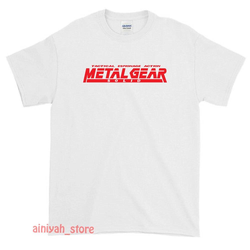 New Metal Gear-Inspired Solid Logo Men's Funny T shirt USA Size S-XXL